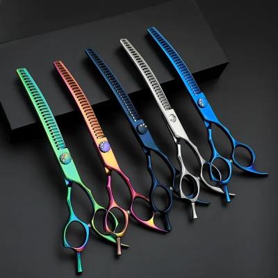 FC-07 9CR/440C/VG10 Dog Grooming Scissors Dog Hair Thinning Shears - 副本