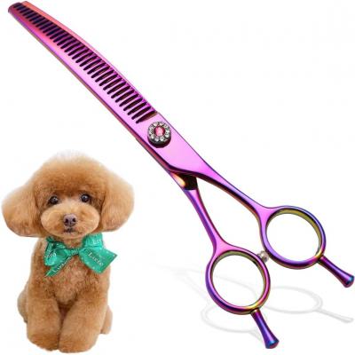 FC-24-E 9CR/440C/VG10 Dog Grooming Scissors Dog Hair Thinning Shears