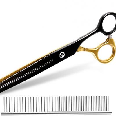 FO-07-C 9CR/440C/VG10 Dog Grooming Scissors Dog Hair Thinning Shears