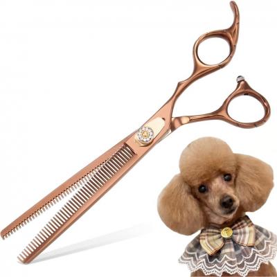 FO-13-C 9CR/440C/VG10 Dog Grooming Scissors Dog Hair Thinning Shears