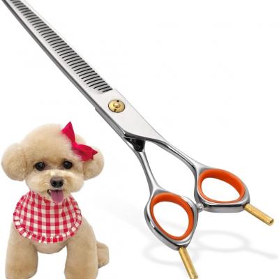 FO-15-C 9CR/440C/VG10 Dog Grooming Scissors Dog Hair Thinning Shears