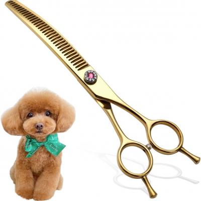 FO-23-E 9CR/440C/VG10 Dog Grooming Scissors Dog Hair Thinning Shears