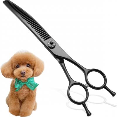 FO-25-E 9CR/440C/VG10 Dog Grooming Scissors Dog Hair Thinning Shears