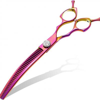 FO-28-E 9CR/440C/VG10 Dog Grooming Scissors Dog Hair Thinning Shears