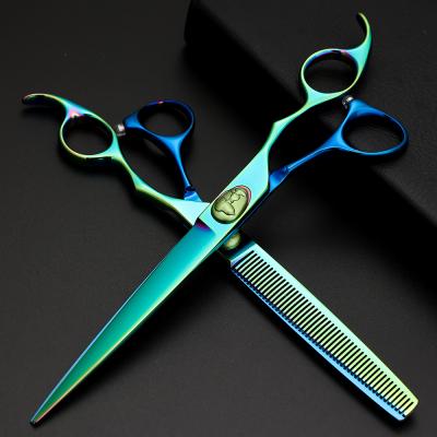 FC-04 9CR/440C/VG10 Dog Grooming Scissors Dog Hair Thinning Shears