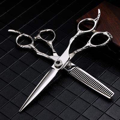 ZD-23 440C 6Inch Hair Cutting Scissors Thinning Shears